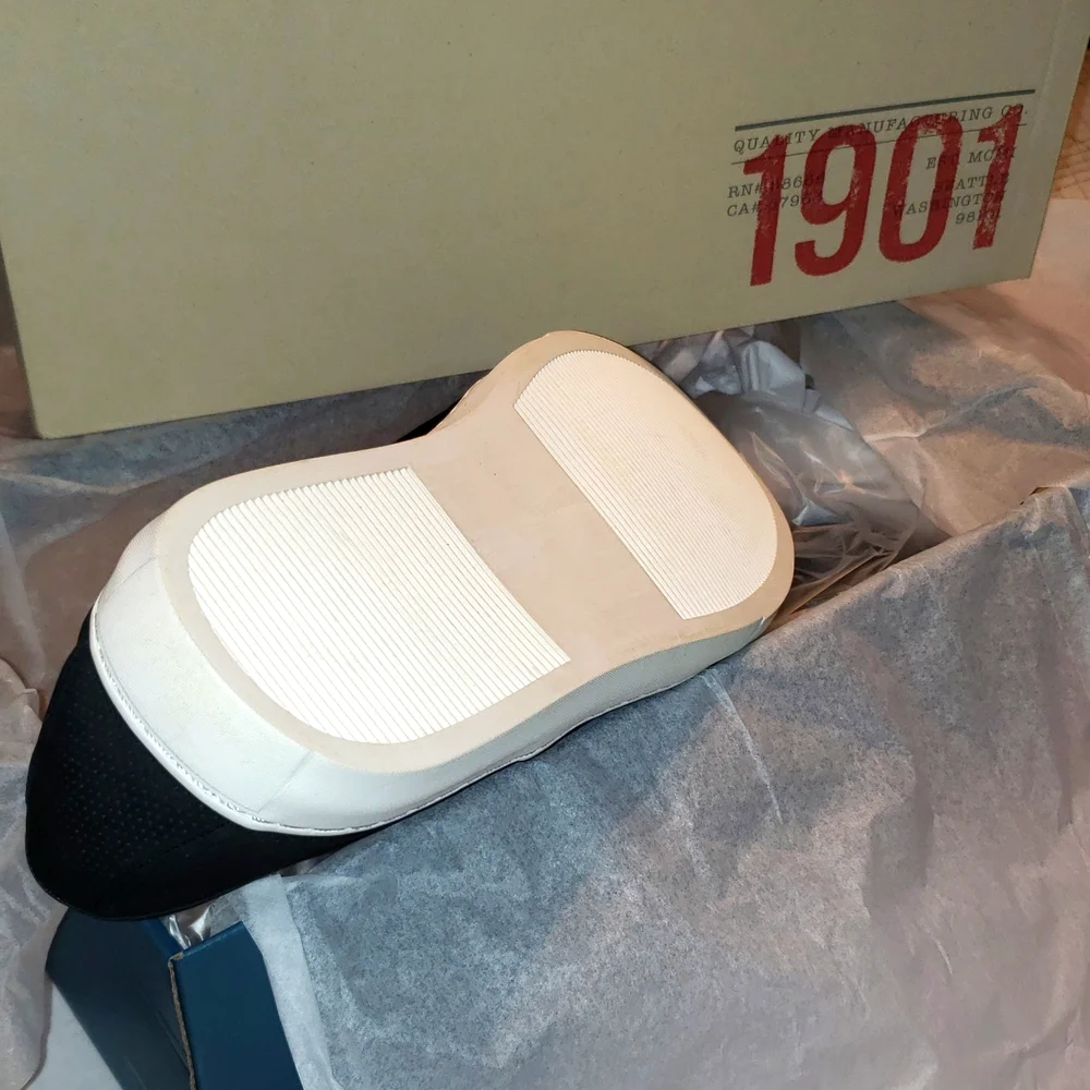 New Men's Shoes Perforated Suede Slip-On Size 11-11.5 - Picture 13 of 16